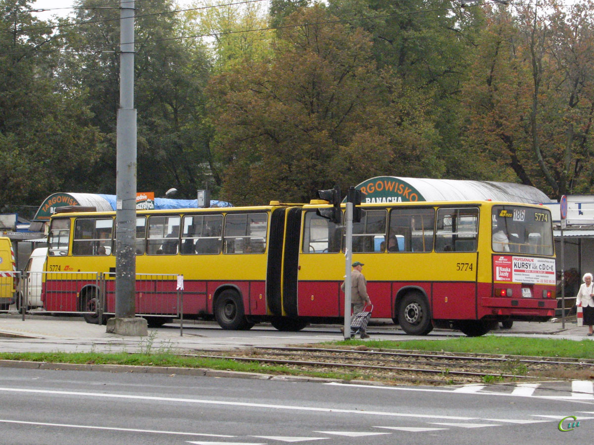 Варшава. Ikarus 280.70E WI 59155