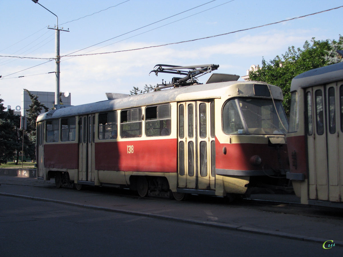 Днепр. Tatra T3SU №1318