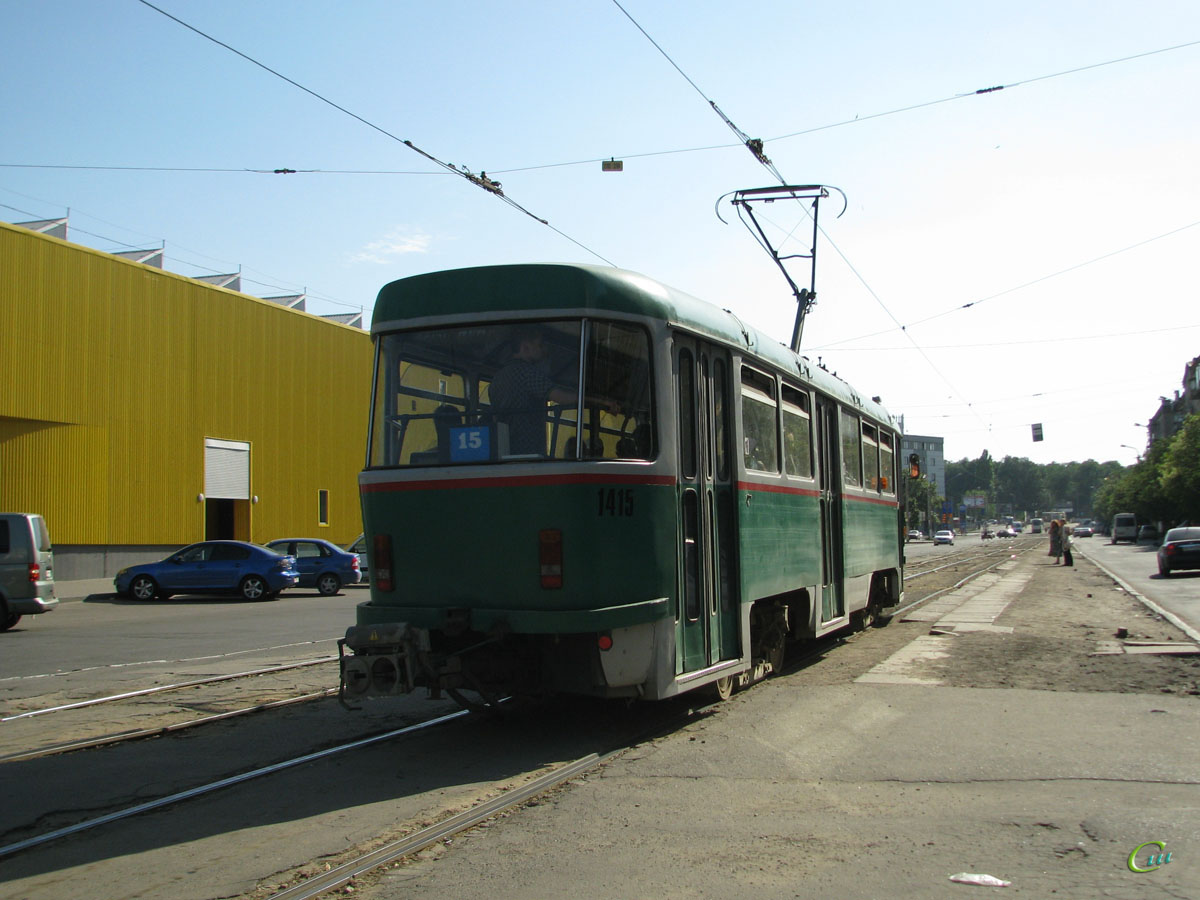Днепр. Tatra T4DM №1415