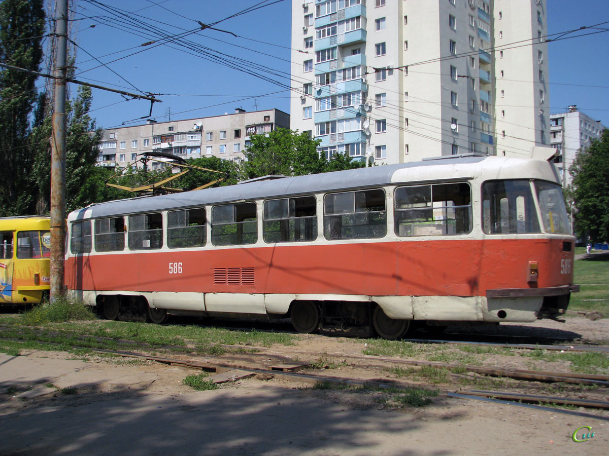 Харьков. Tatra T3SU №586