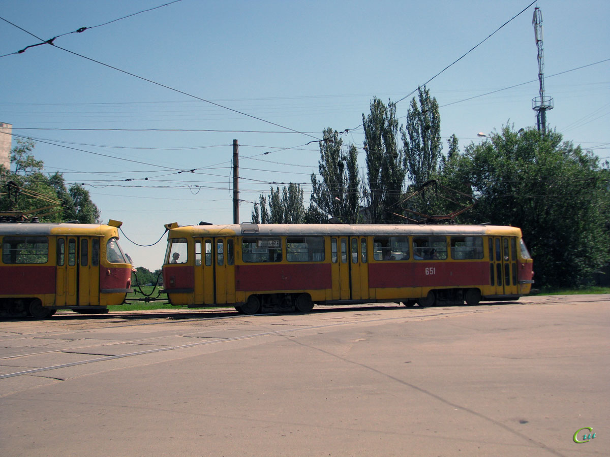 Харьков. Tatra T3SU №651