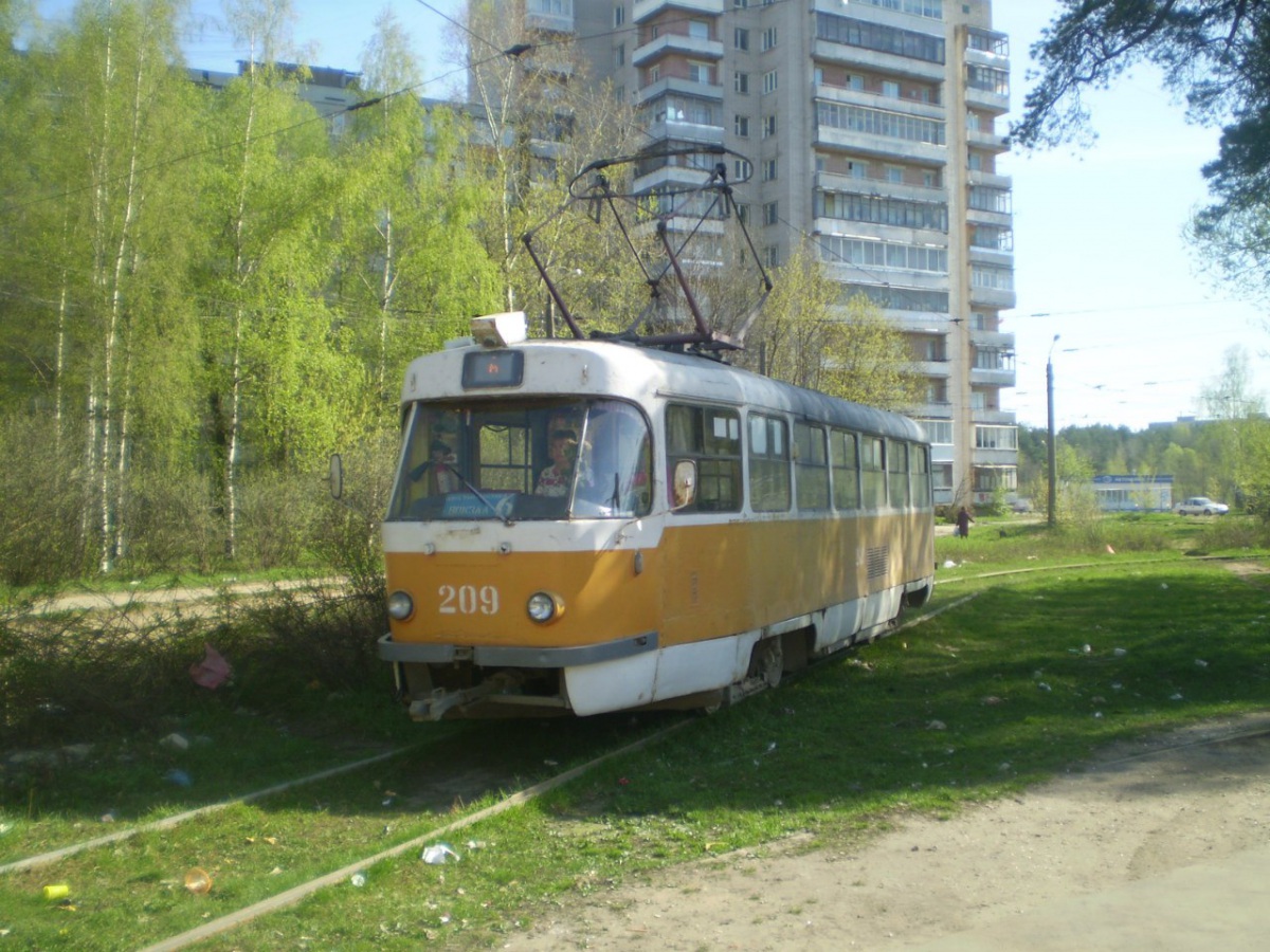 Тверь. Tatra T3SU №209