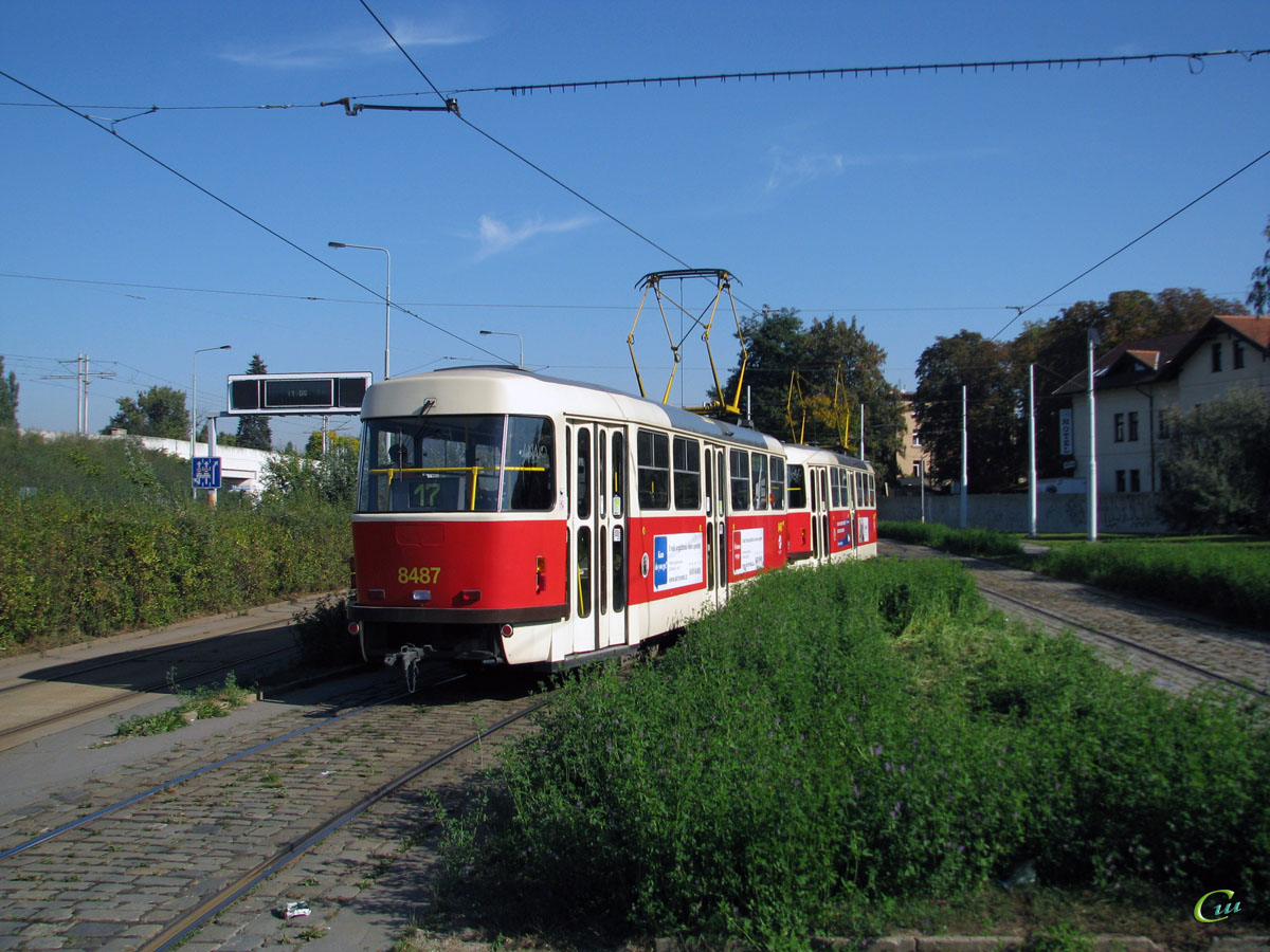 Прага. Tatra T3R.P №8487