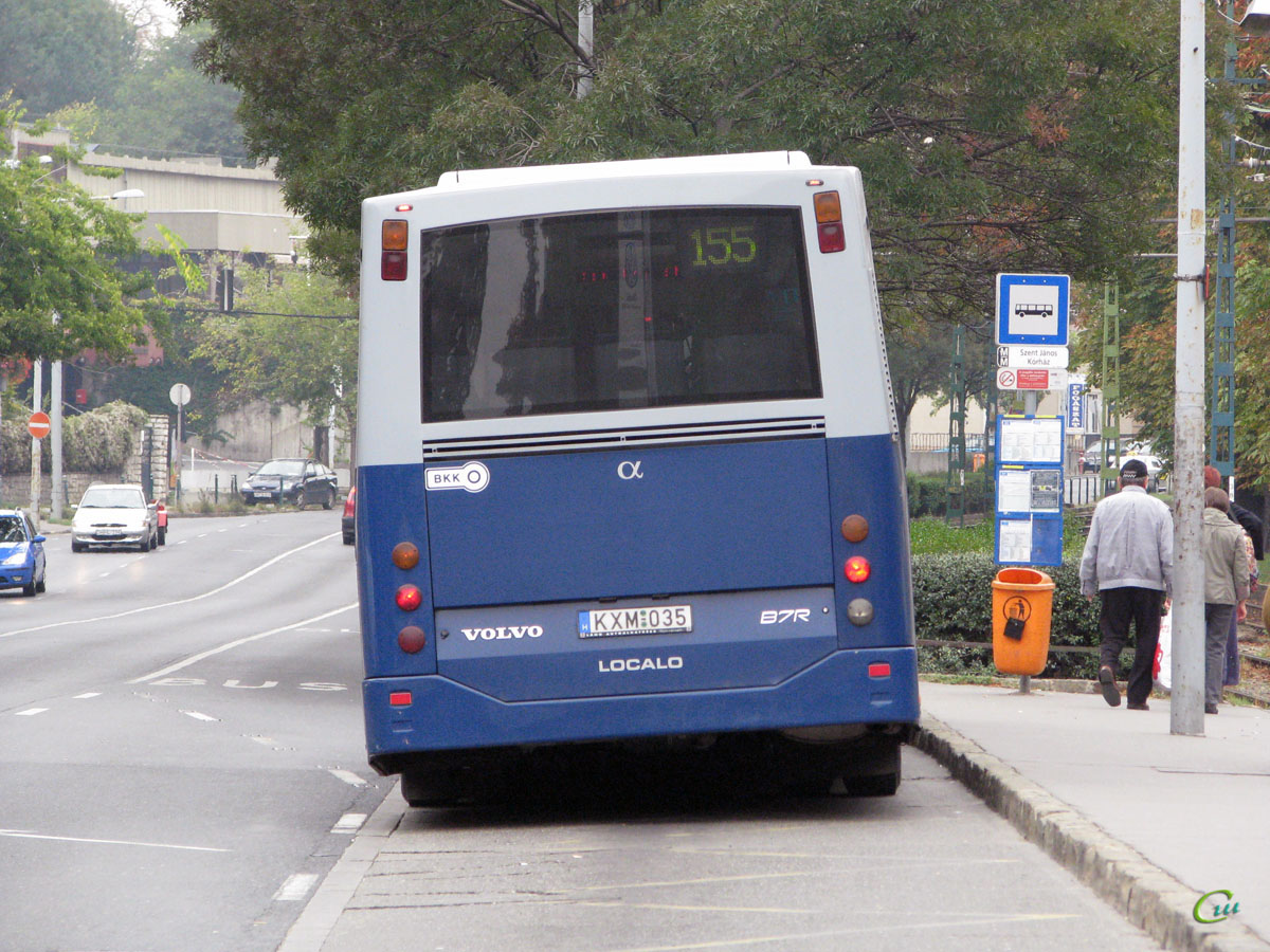 Будапешт. Alfabusz Localo (Volvo B7RLE) KXM-035