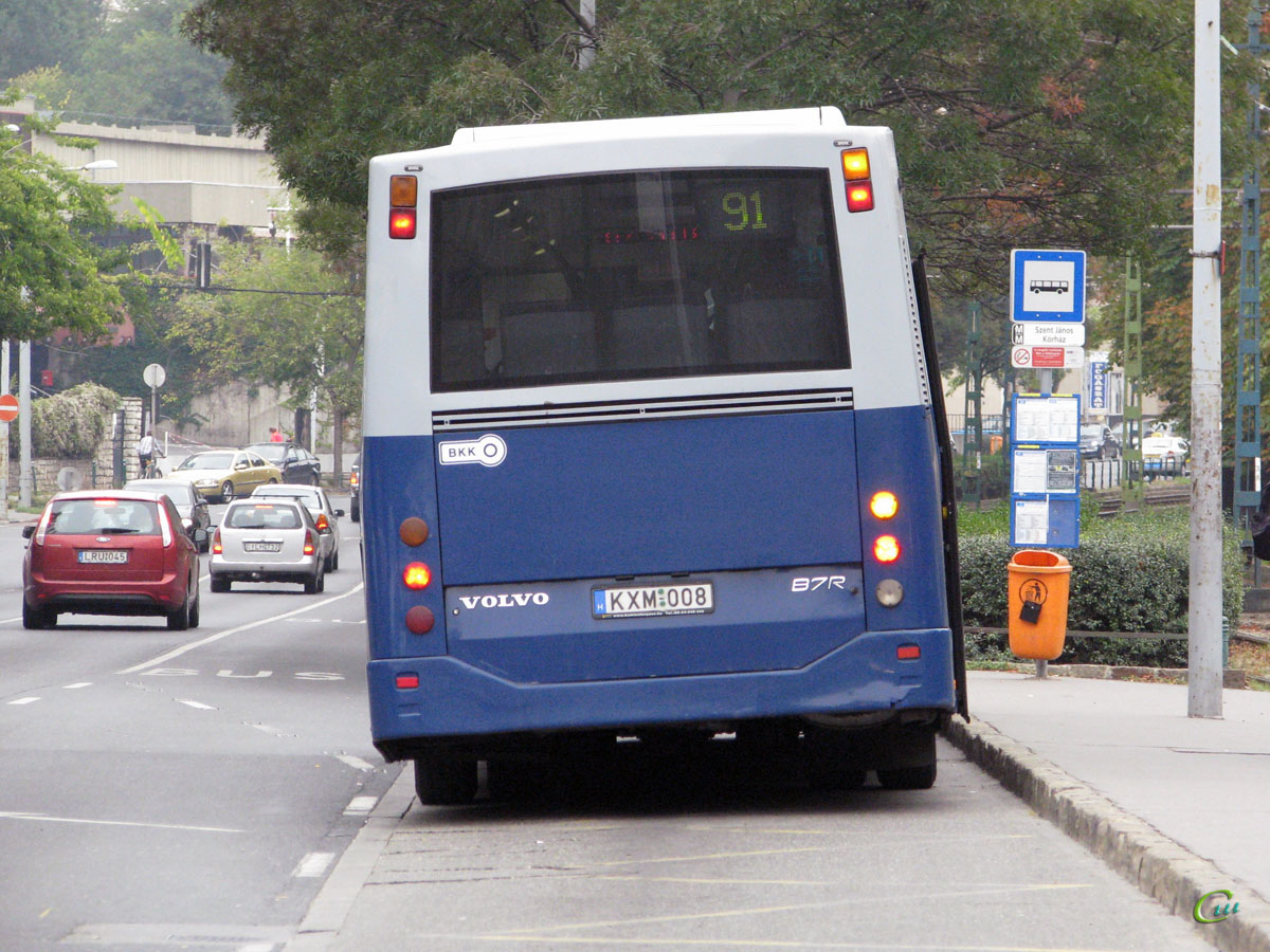 Будапешт. Alfabusz Localo (Volvo B7RLE) KXM-008