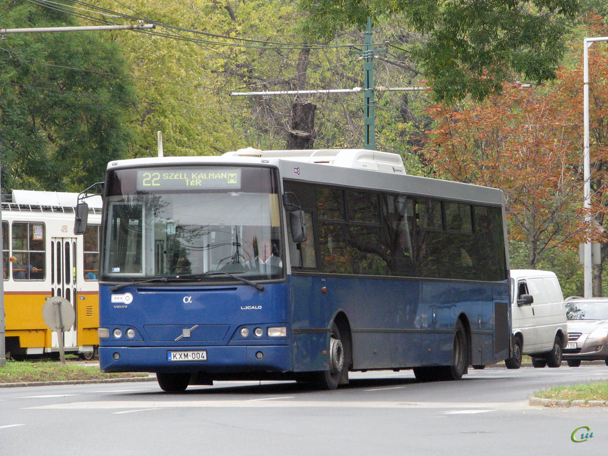 Будапешт. Alfabusz Localo (Volvo B7RLE) KXM-004