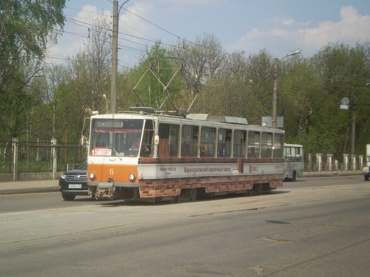 Тверь. Tatra T6B5 (Tatra T3M) №6