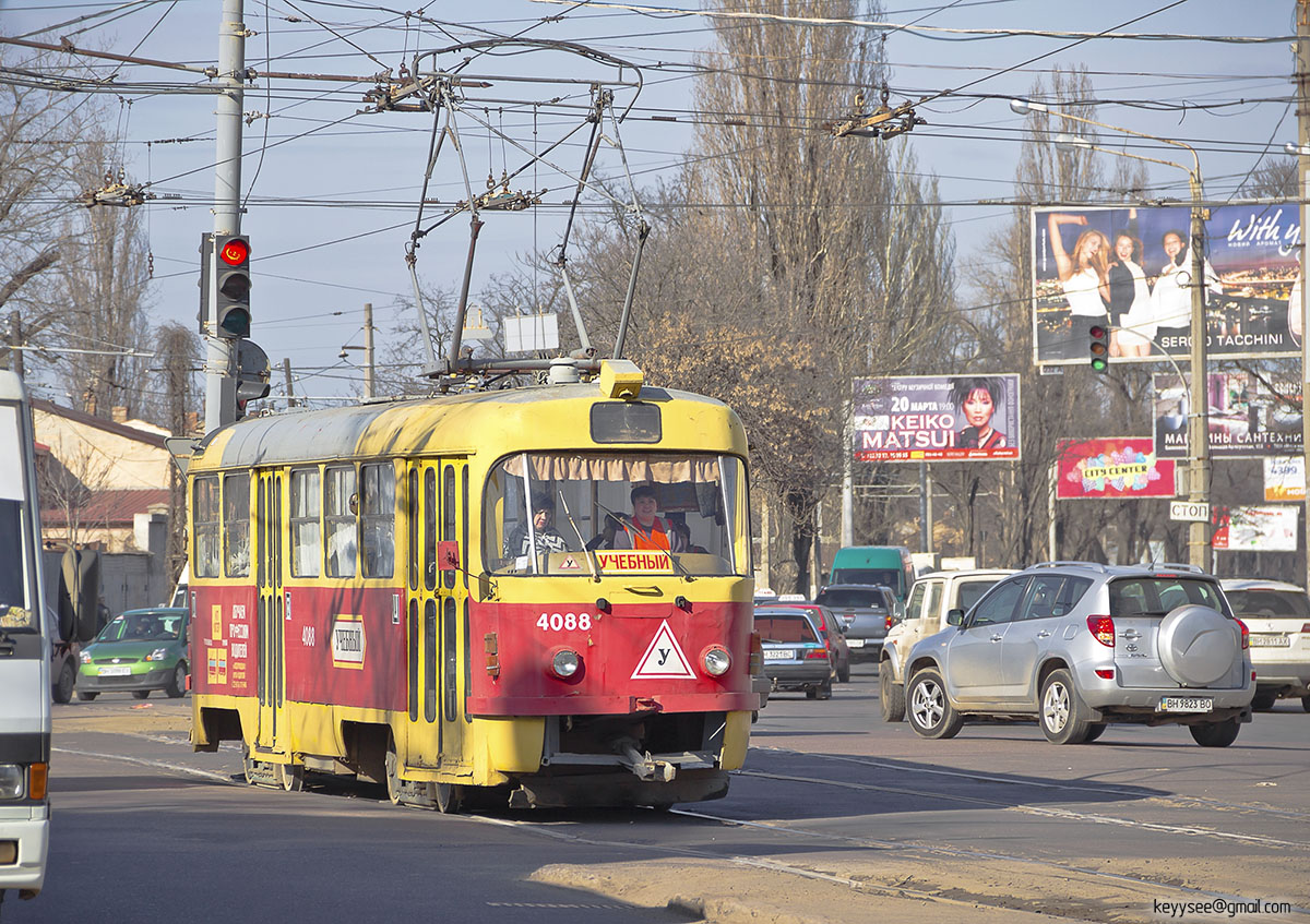 Одесса. Tatra T3SU №4088