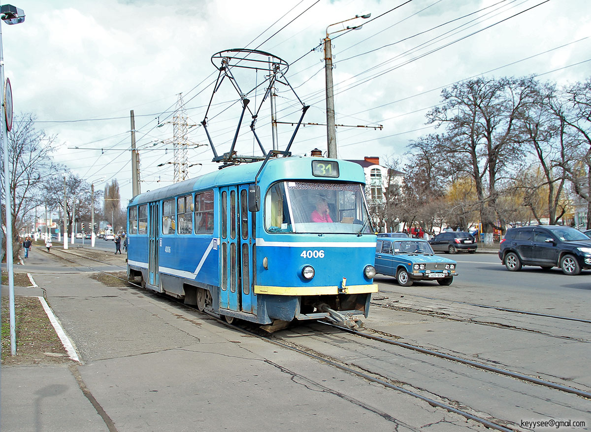 Одесса. Tatra T3R.P №4006