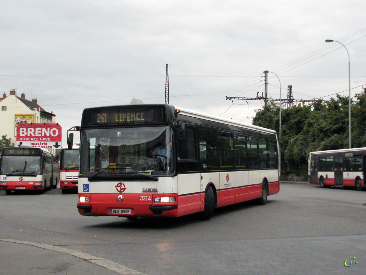 Прага. Renault Agora S/Karosa Citybus 12M 9A0 8896