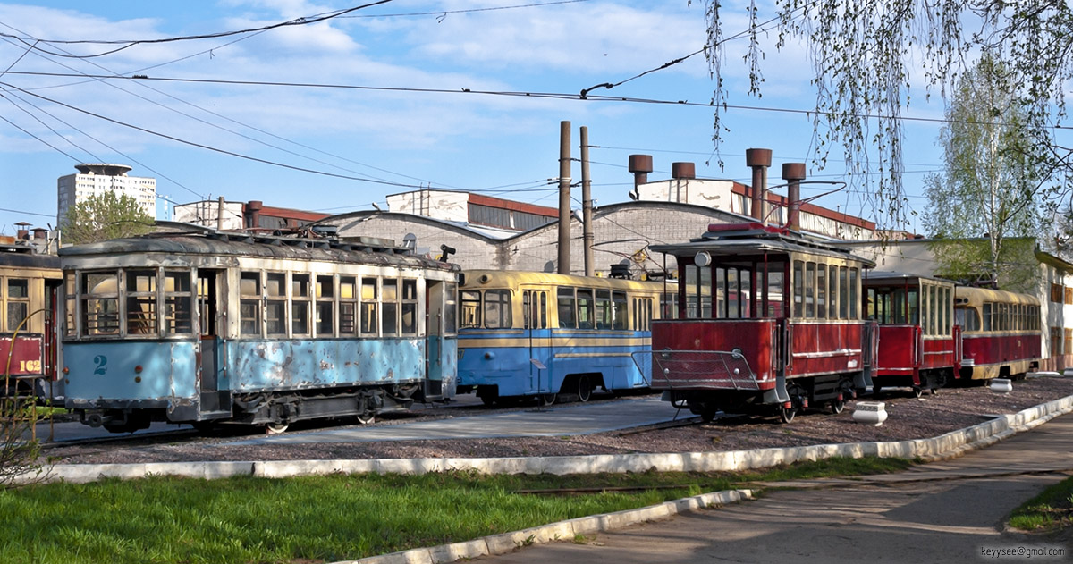 Нижний Новгород. Общий вид музейной площадки в трамвайном депо №1