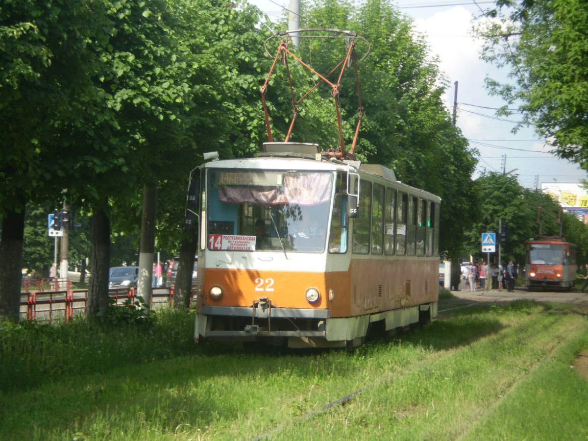 Тверь. Tatra T6B5 (Tatra T3M) №22