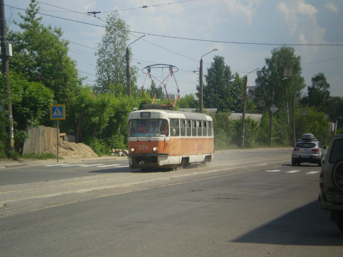 Тверь. Tatra T3SU №224
