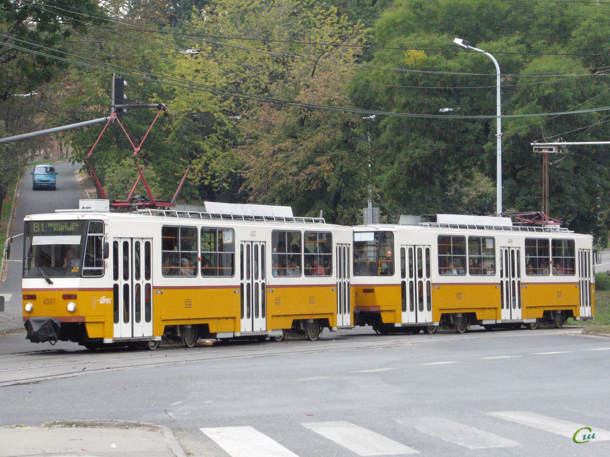 Будапешт. Tatra T5C5 №4006, Tatra T5C5 №4007