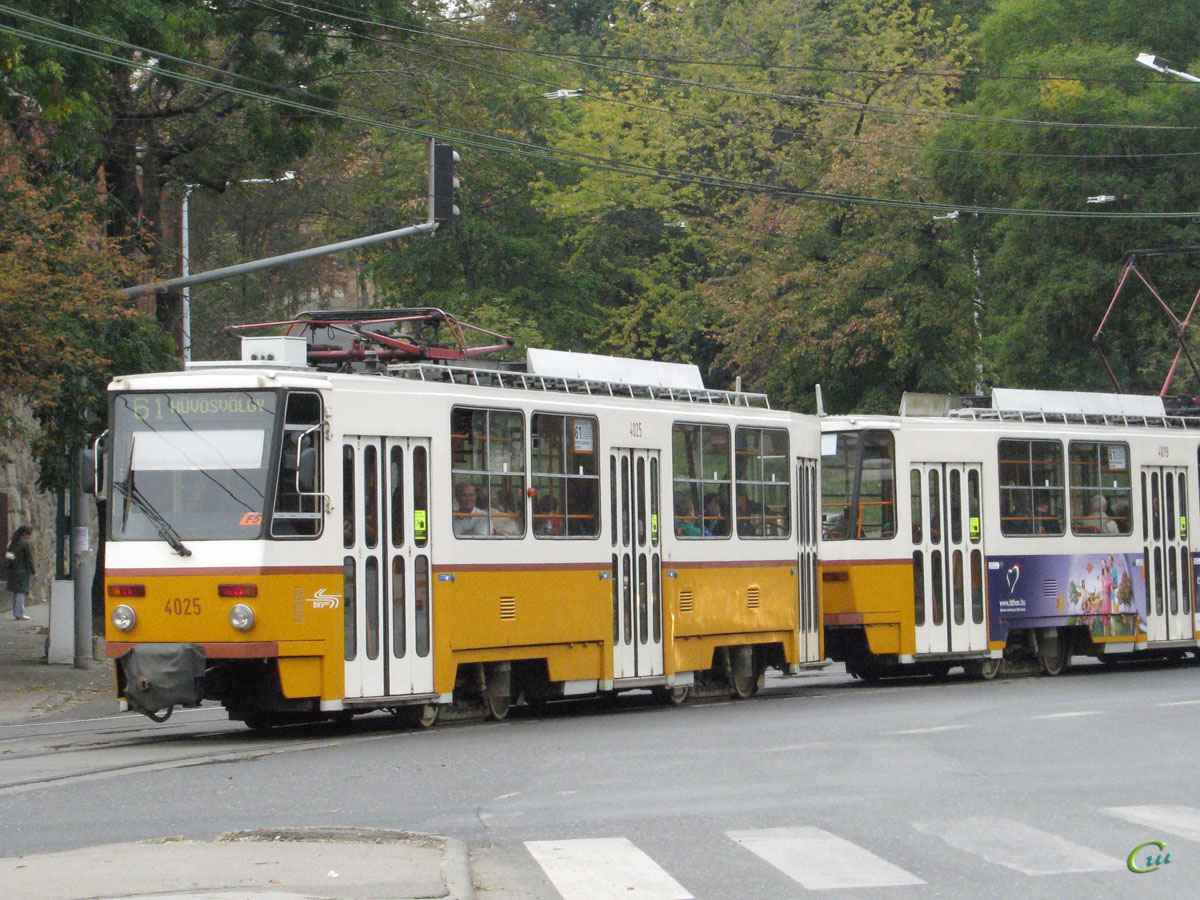 Будапешт. Tatra T5C5 №4019, Tatra T5C5 №4025