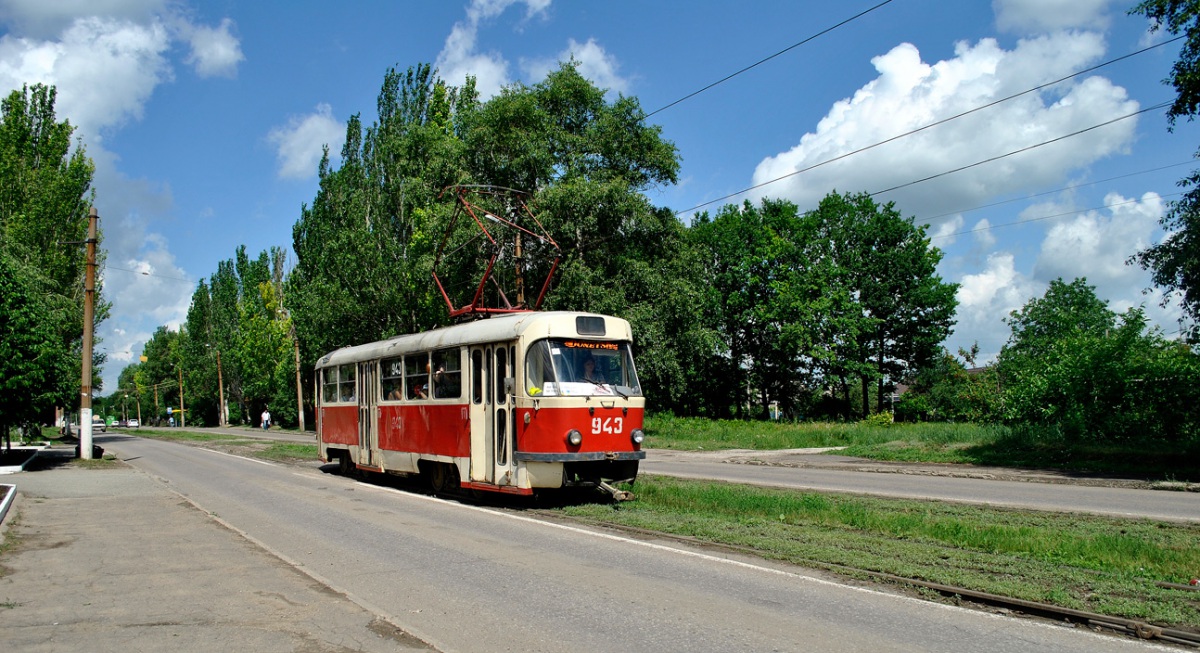 Донецк. Tatra T3SU №943
