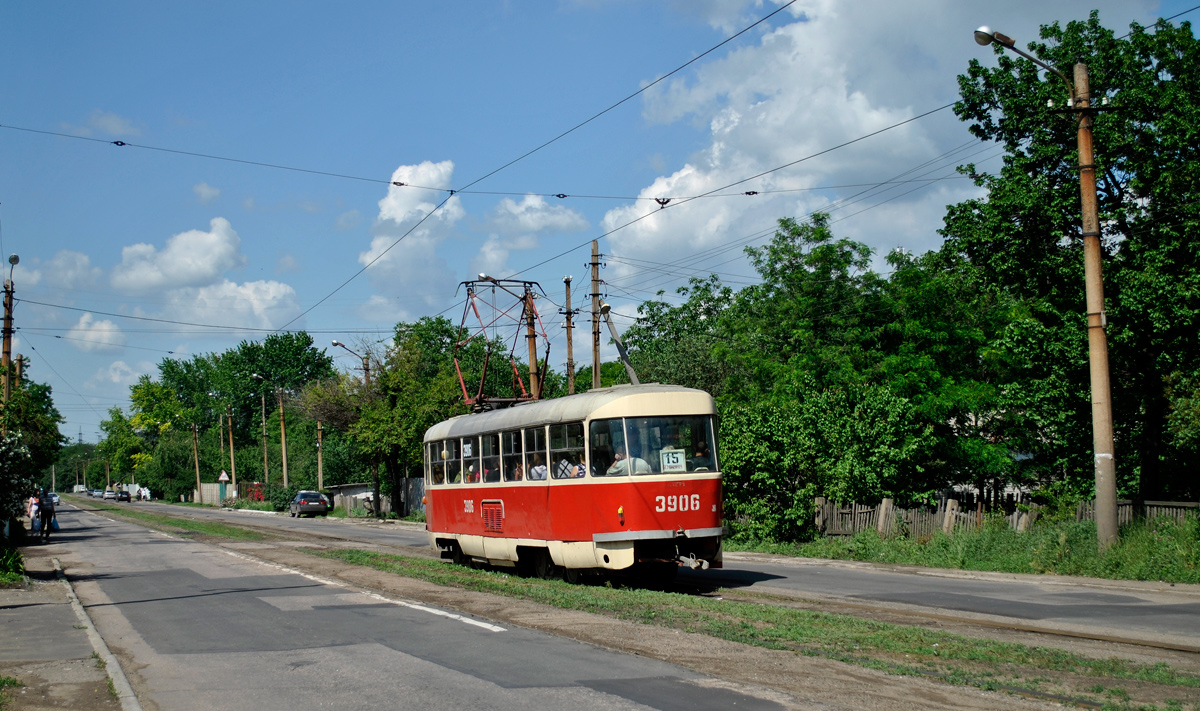 Донецк. Tatra T3 (двухдверная) №3906