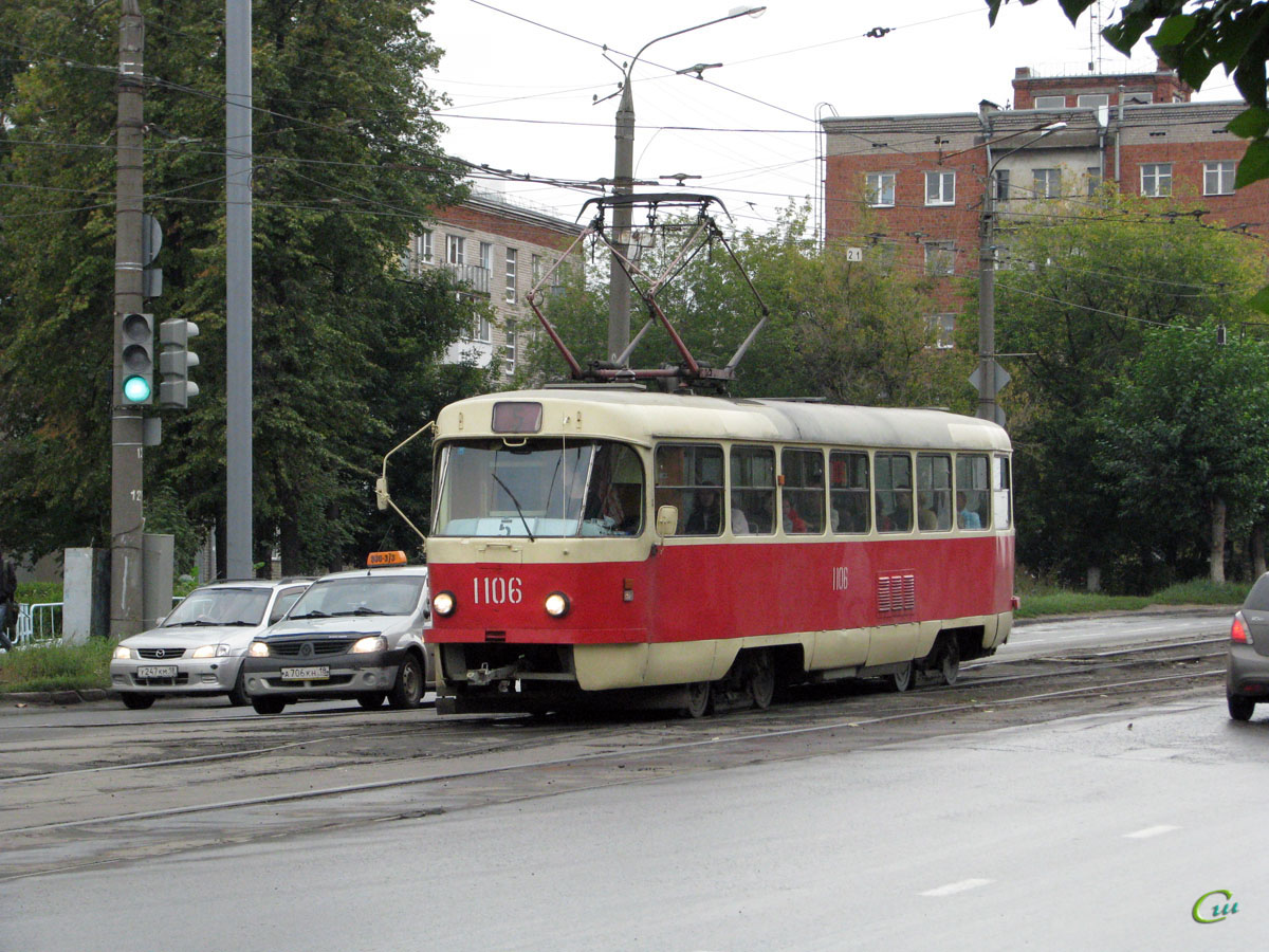Ижевск. Tatra T3 (двухдверная) №1106