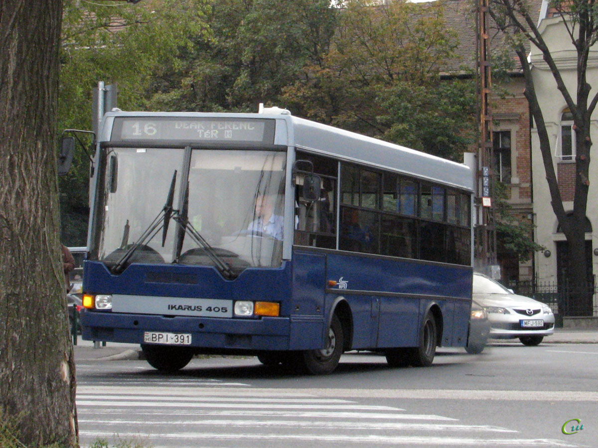 Будапешт. Ikarus 405 BPI-391