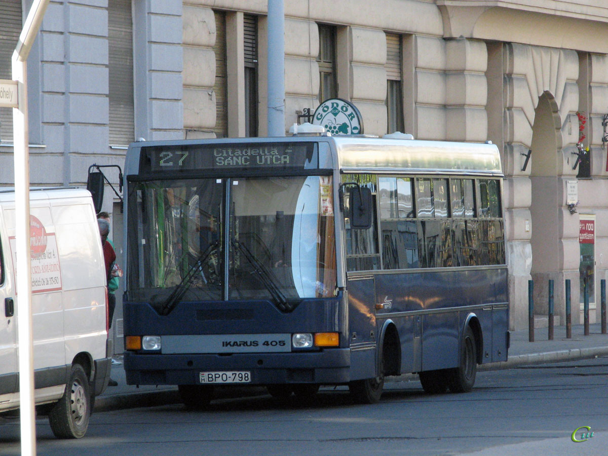 Будапешт. Ikarus 405 BPO-798