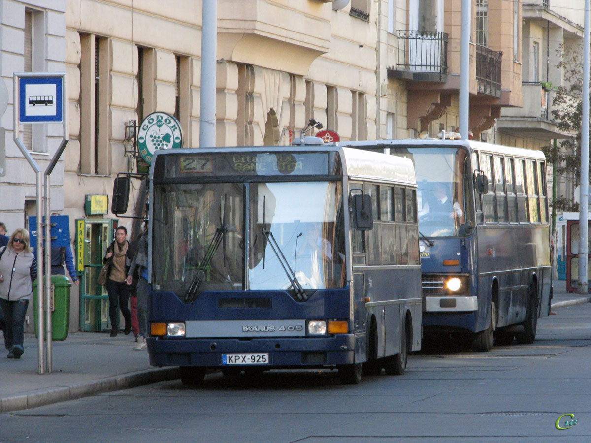 Будапешт. Ikarus 405 KPX-925