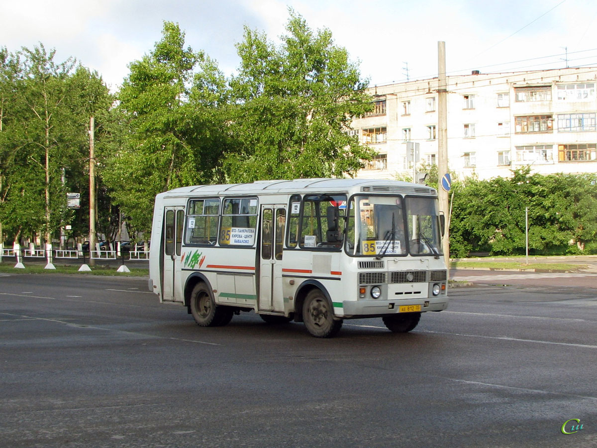 Вологда. ПАЗ-32054 ае812