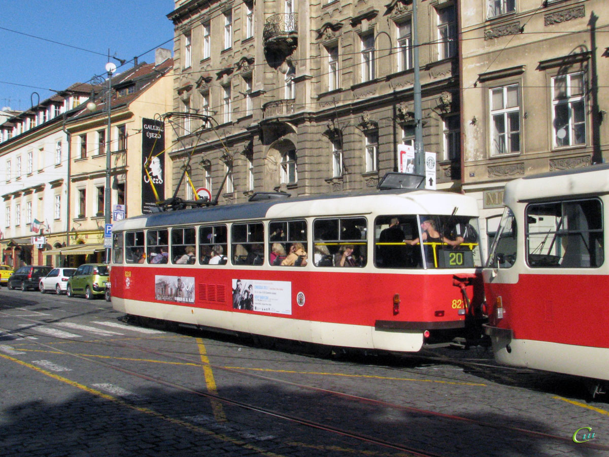 Прага. Tatra T3R.P №8218
