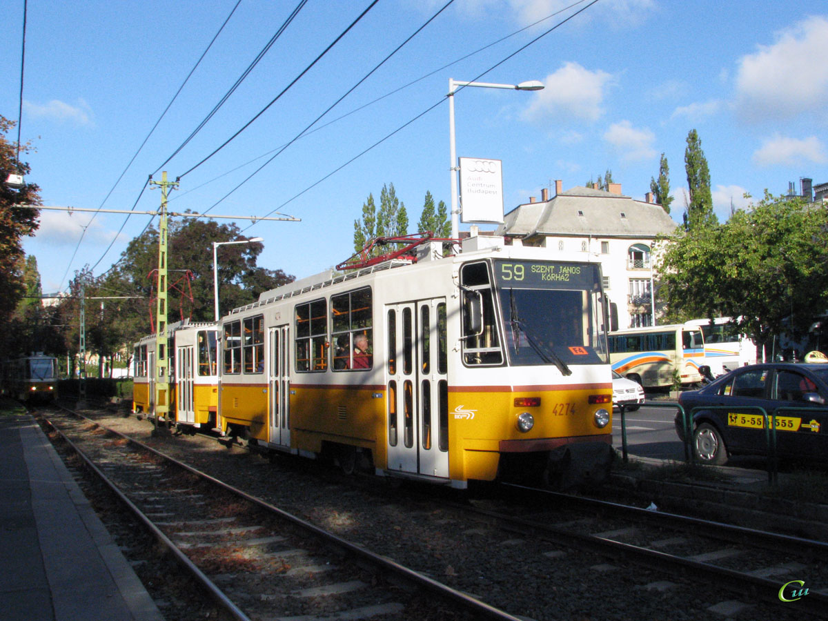 Будапешт. Tatra T5C5 №4343, Tatra T5C5 №4274