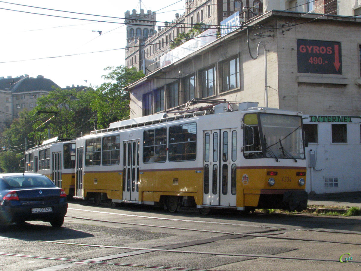 Будапешт. Tatra T5C5 №4334
