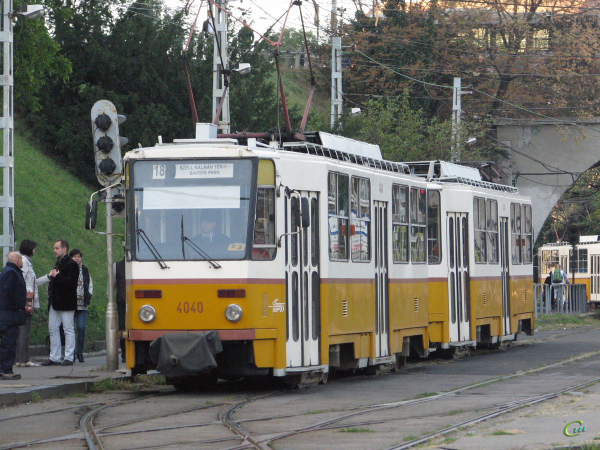 Будапешт. Tatra T5C5 №4040