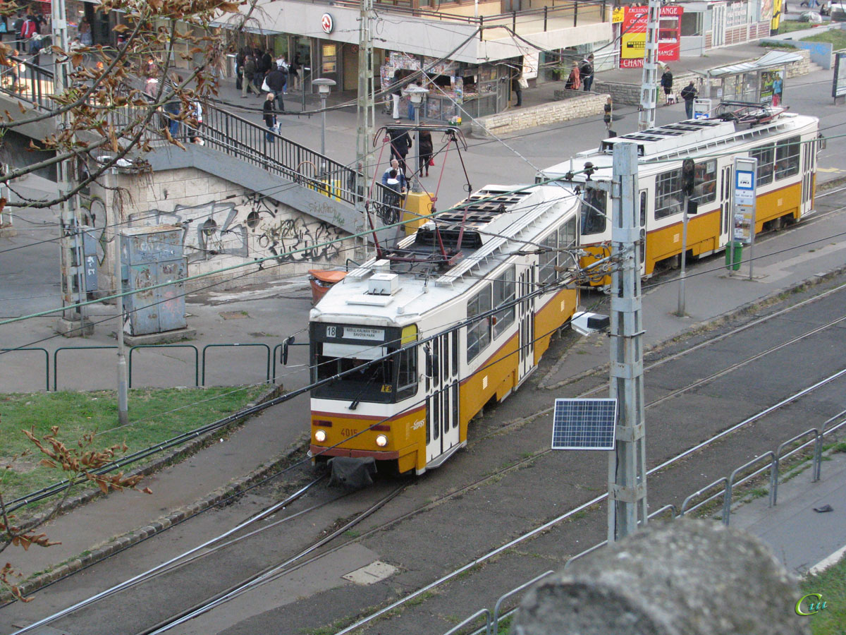 Будапешт. Tatra T5C5 №4015