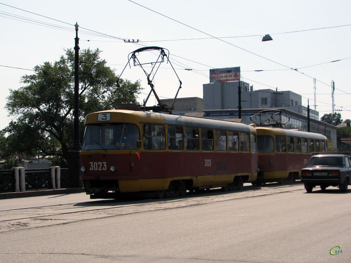 Харьков. Tatra T3SU №3023, Tatra T3SU №3024
