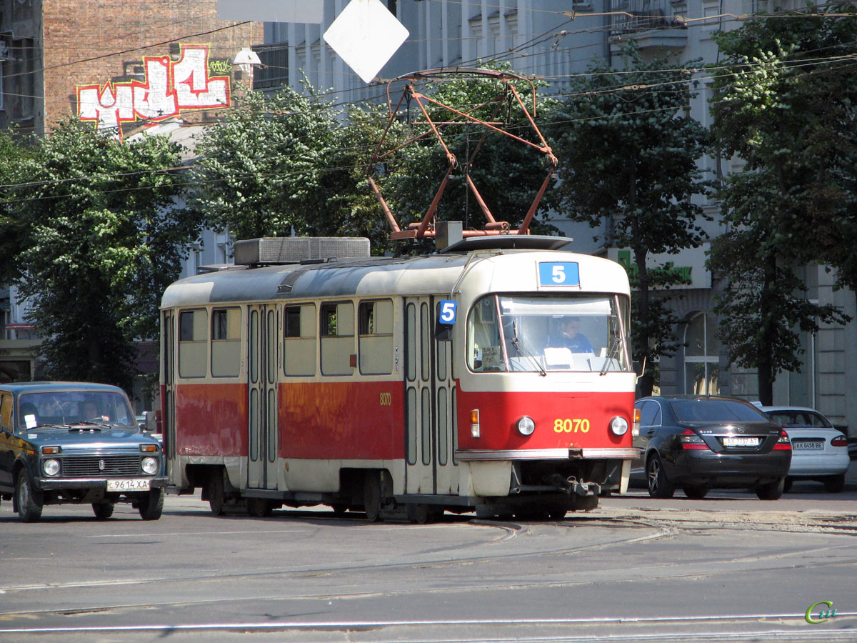 Харьков. Tatra T3M №8070