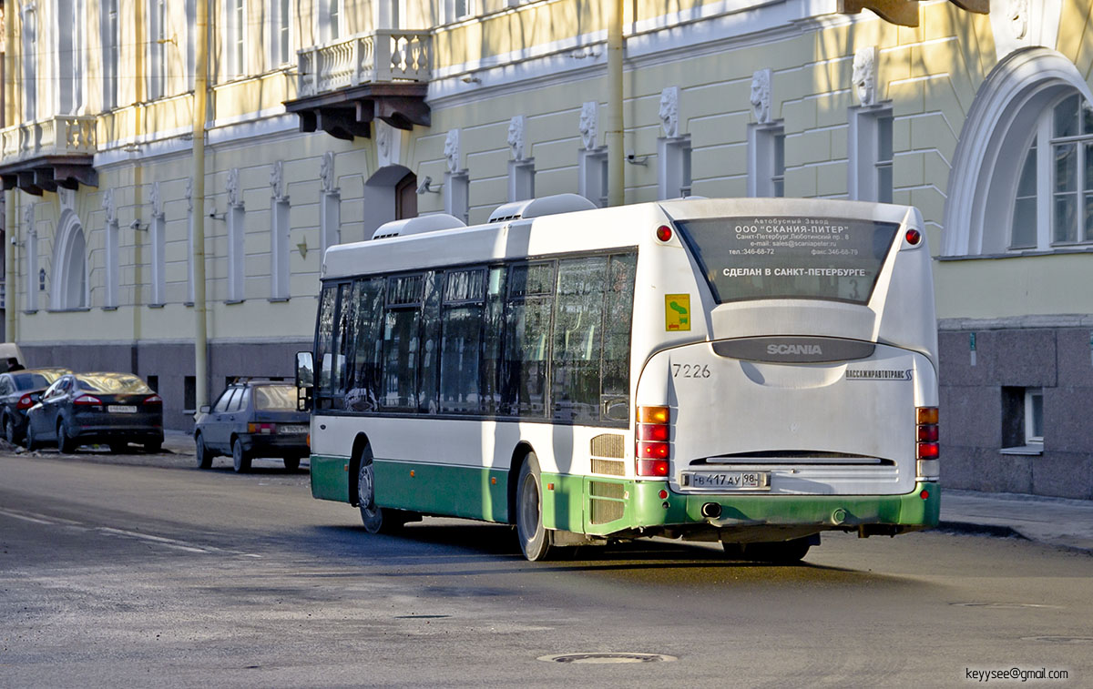 Санкт-Петербург. Scania OmniLink в417ау