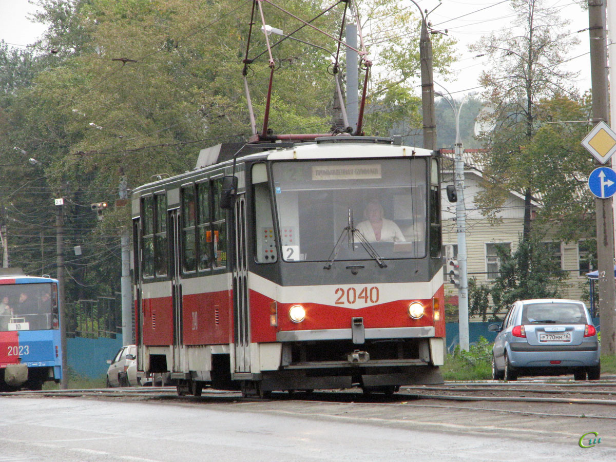 Ижевск. Tatra T6B5 (Tatra T3M) №2040