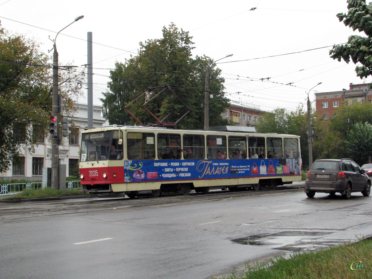 Ижевск. Tatra T6B5 (Tatra T3M) №2035