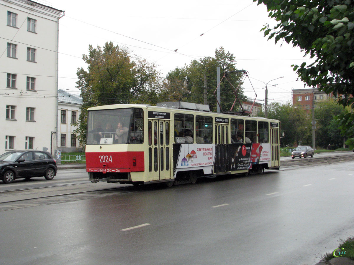 Ижевск. Tatra T6B5 (Tatra T3M) №2024