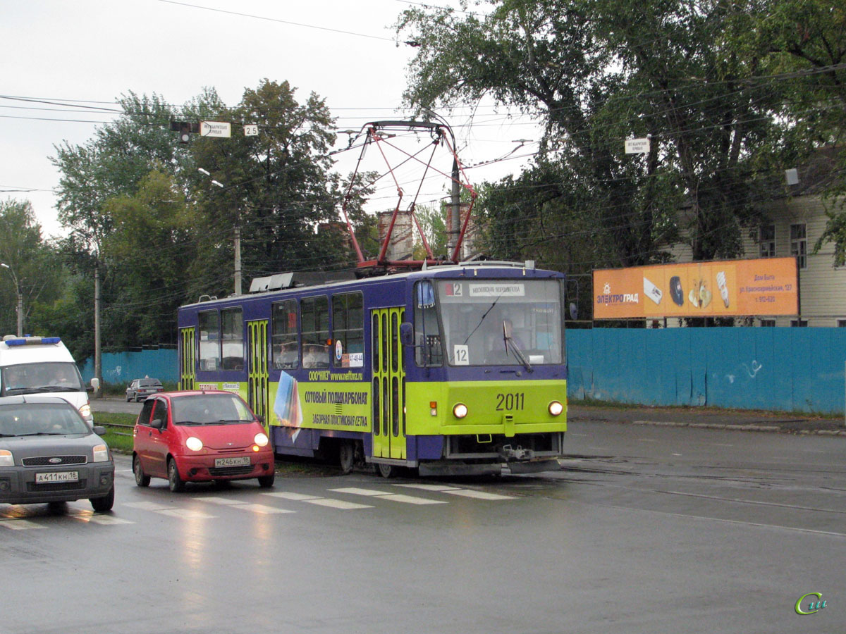 Ижевск. Tatra T6B5 (Tatra T3M) №2011