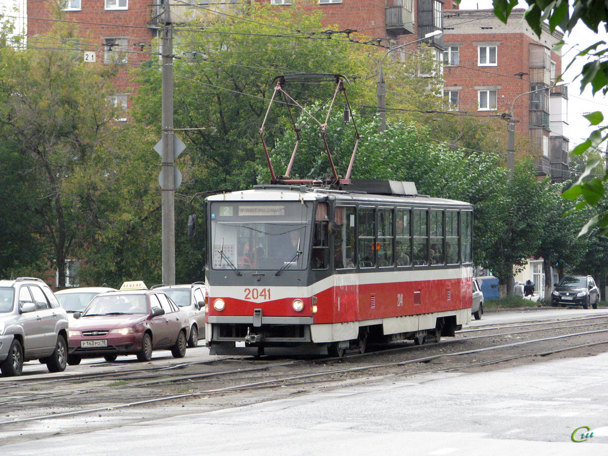 Ижевск. Tatra T6B5 (Tatra T3M) №2041
