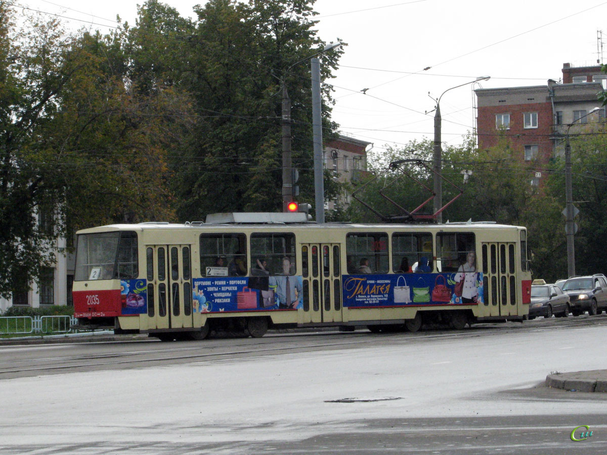 Ижевск. Tatra T6B5 (Tatra T3M) №2035