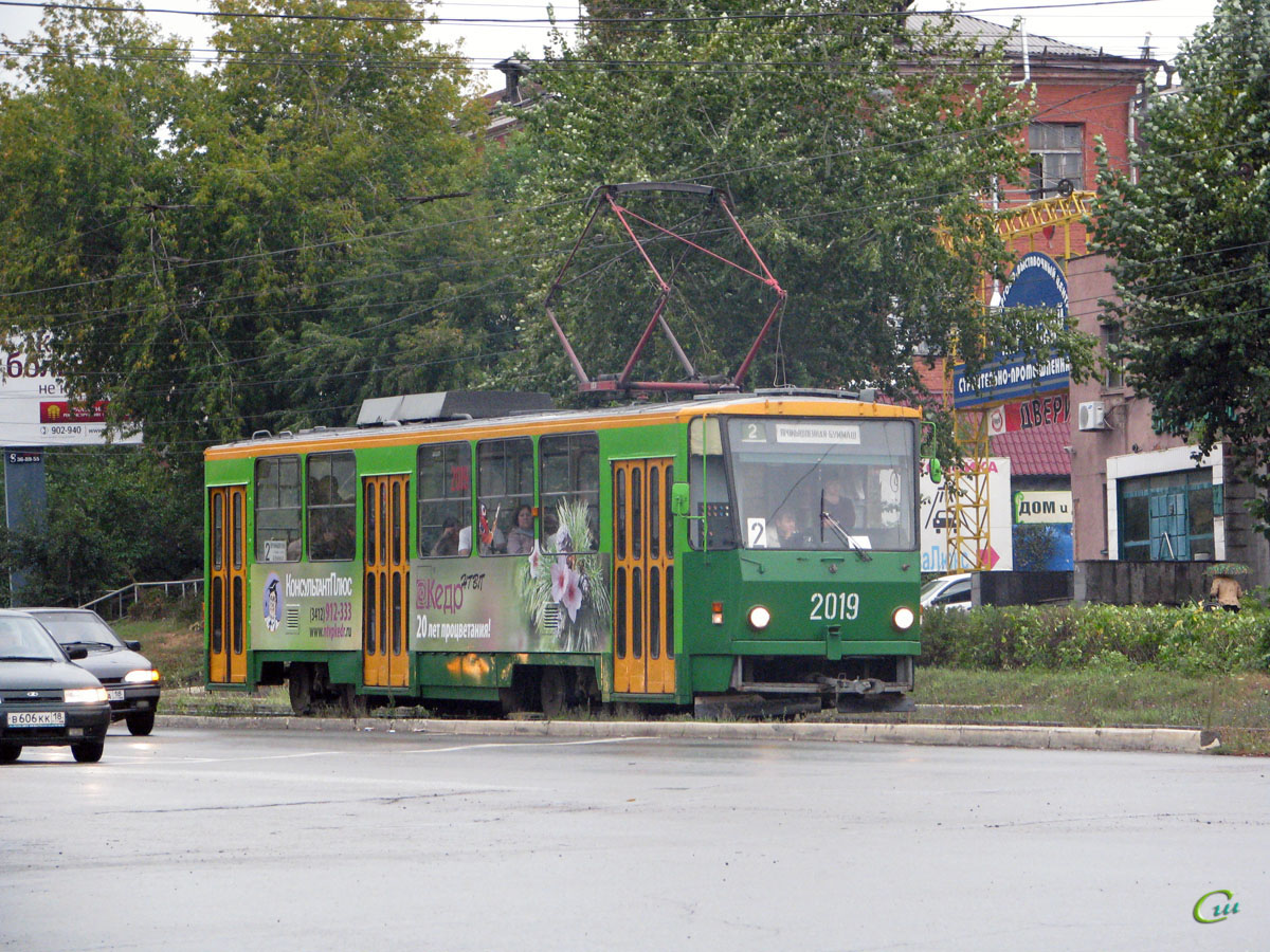 Ижевск. Tatra T6B5 (Tatra T3M) №2019