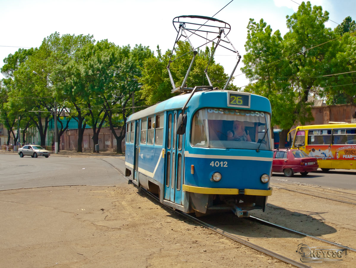 Одесса. Tatra T3R.P №4012