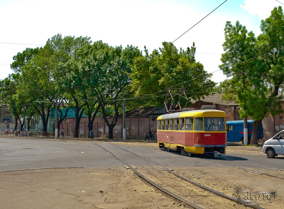 Одесса. Tatra T3SU №2964