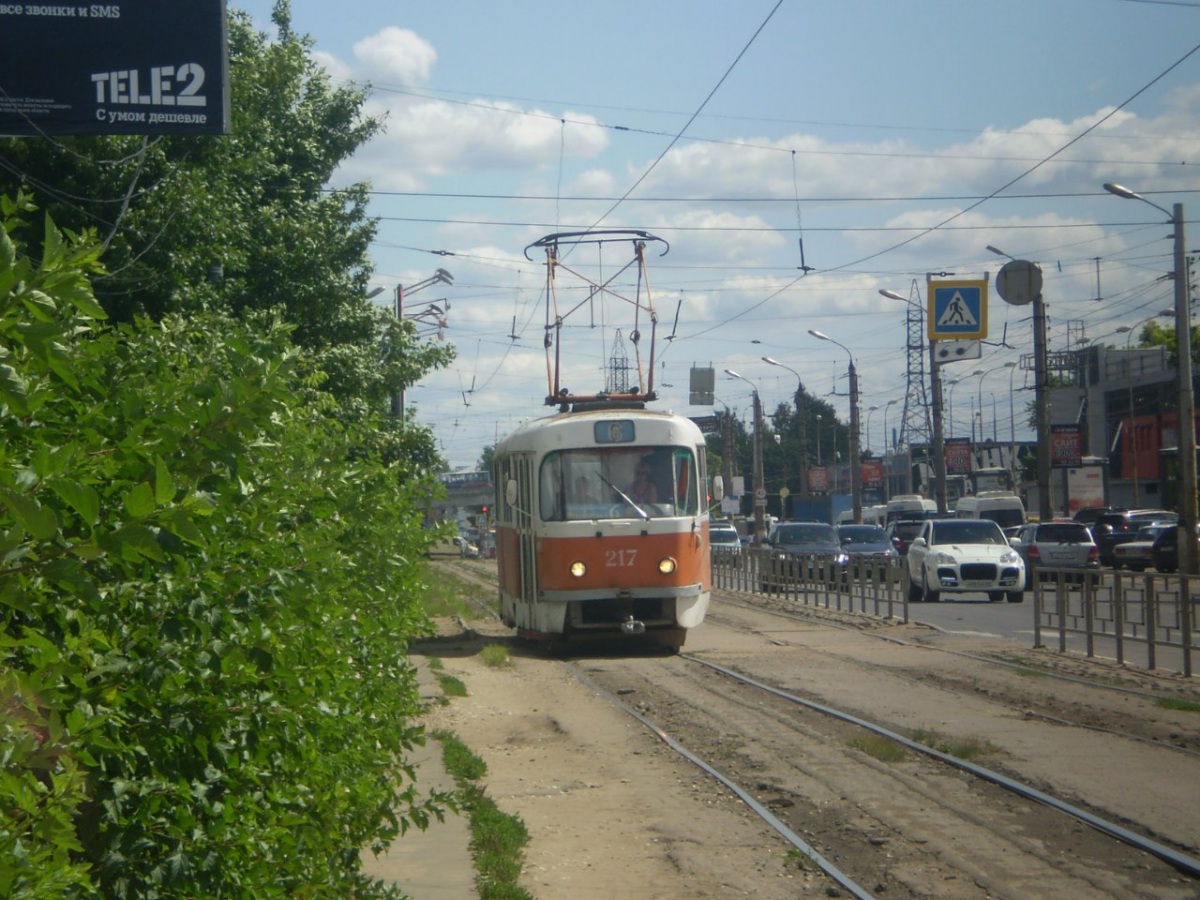 Тверь. Tatra T3SU №217
