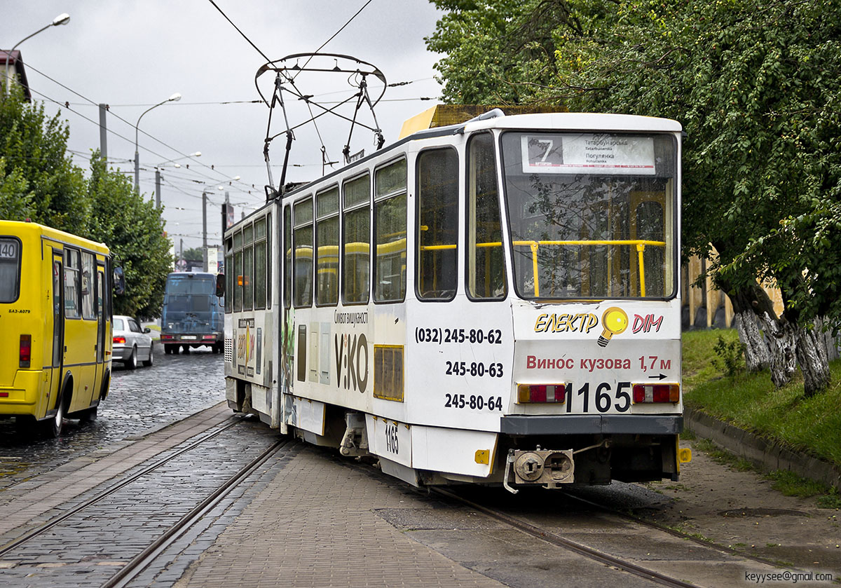 Львов. Tatra KT4D №1165
