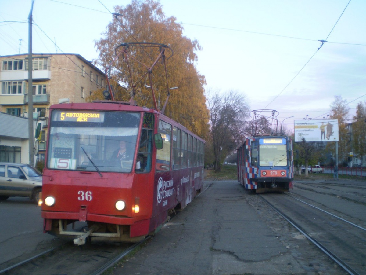 Тверь. 71-608К (КТМ-8) №273, Tatra T6B5 (Tatra T3M) №36