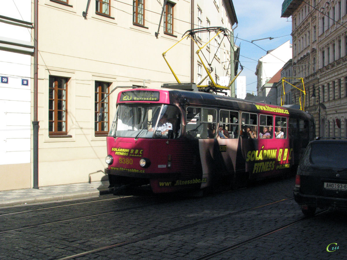 Прага. Tatra T3R.P №8380