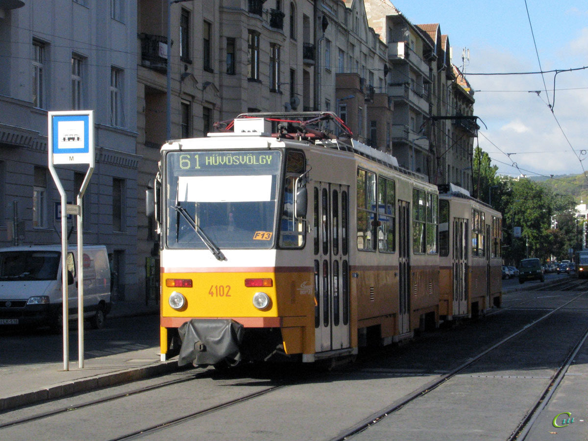 Будапешт. Tatra T5C5 №4102