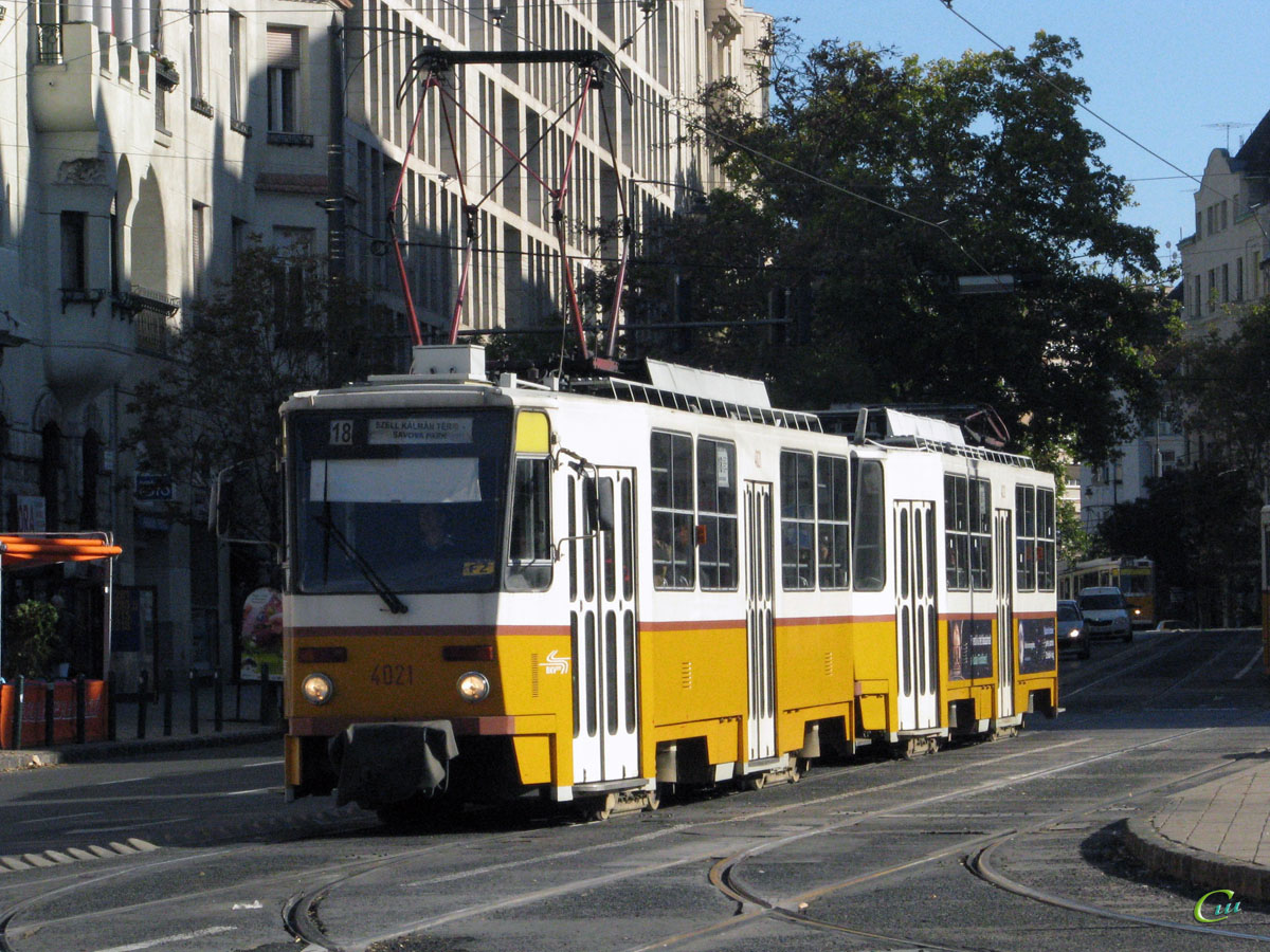 Будапешт. Tatra T5C5 №4020, Tatra T5C5 №4021
