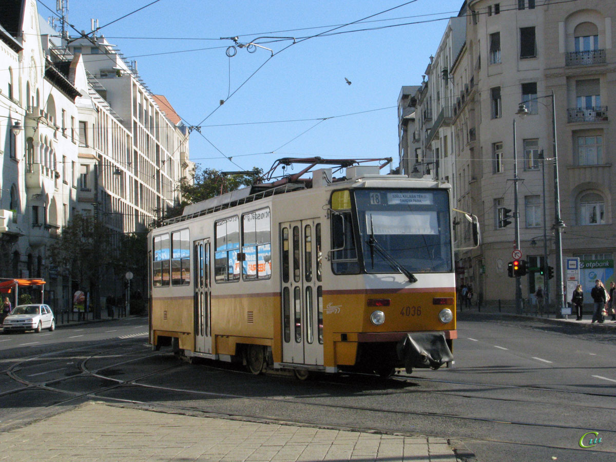 Будапешт. Tatra T5C5 №4036